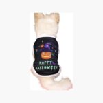 Traje Perro Happy Halloween Disfraz Tipo Polera Calabaza