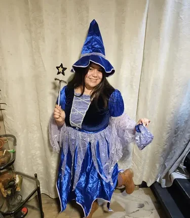 Vestido Elasticado Brujita Disfraz De Halloween Estilo Medieval Más