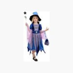 Vestido Elasticado Brujita Disfraz De Halloween Estilo Medieval Más