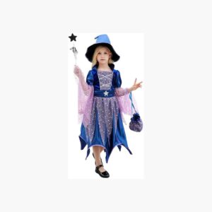 Vestido Elasticado Brujita Disfraz De Halloween Estilo Medieval Más